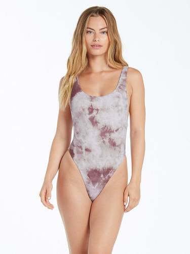 VOLCOM-Maillot une pièce Follow The Cloud - EGGPLANT-2