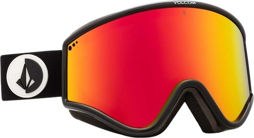 VOLCOM-Masque de Snow Yae Gloss Black - Red Chrome-2