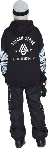VOLCOM-Sweat à capuche Costus Fleece - Black-1