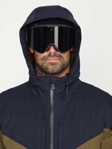 VOLCOM-Veste de snow Quad Angle 2L Tds - Dark Teak-4