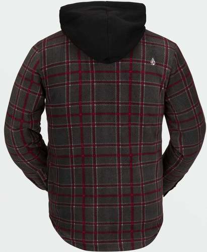 VOLCOM-Veste Field Insulated Flannel - Black Plaid-1