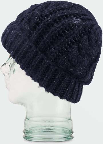 VOLCOM-Bonnet Cable Hand Knit - Black-1