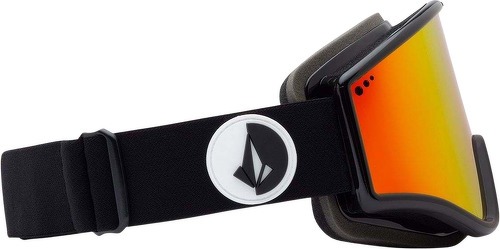 VOLCOM-Masque de Snow Yae Gloss Black - Red Chrome-1