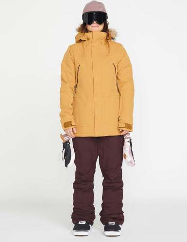 VOLCOM-Salopette de snow Swift - Black Plum-3