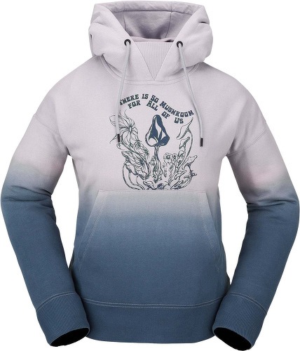 VOLCOM-Sweat à capuche Vol Peak Fleece - Petrol Blue-3