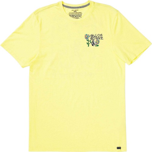 VOLCOM-T-shirt Surf Vitals Animal - GLIMMER YELLOW-1