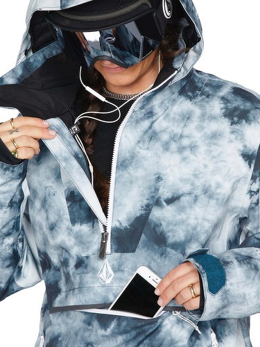 VOLCOM-Veste de snow Fern Insulated Gore-Tex Pullover - Storm Tie-Dye-4