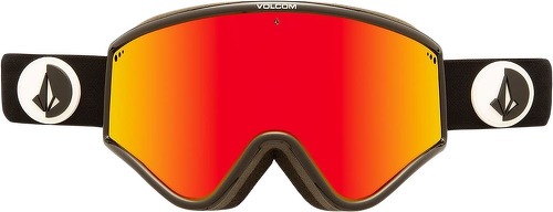 VOLCOM-Masque de Snow Yae Gloss Black - Red Chrome-0