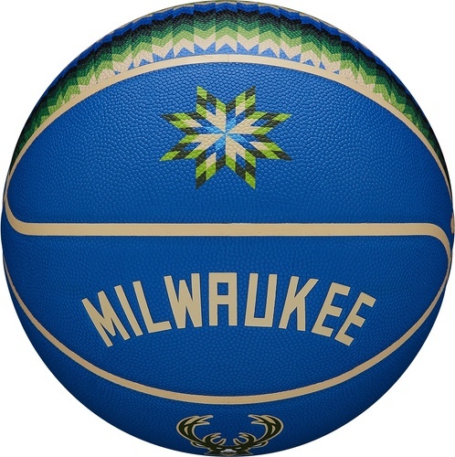 WILSON-Wilson NBA Team City Collector Milwaukee Bucks Ball-4