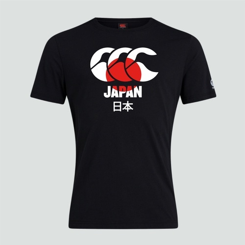 CANTERBURY-T-shirt Japon Club Noir-0