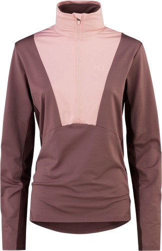 KARI TRAA-Kari traa karen h/z midlayer taupe seconde couche chaude-0