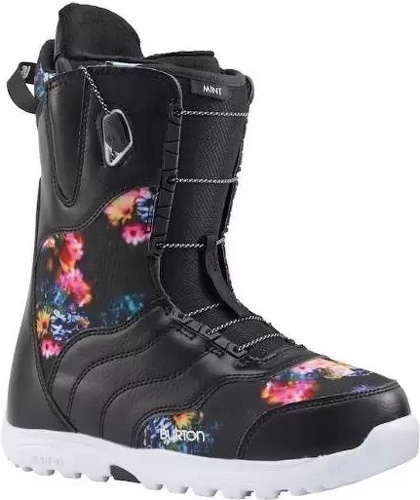 BURTON-Burton mint boots snowboard femme noir fleur-image-1