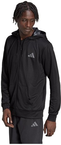 adidas Performance-Veste entièrement zippée Train Essentials Seasonal Training-3