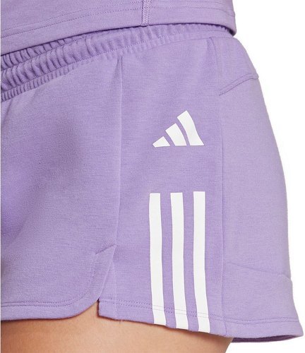 adidas-Short en coton Train Essentials Train 3-Stripes Pacer-4