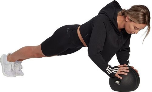 adidas Performance-Sweat-shirt à capuche en coton Train Essentials Train 3-Stripes-3