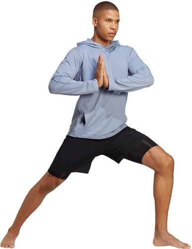 adidas Performance-Sweat-shirt à capuche Yoga Graphic Training-3