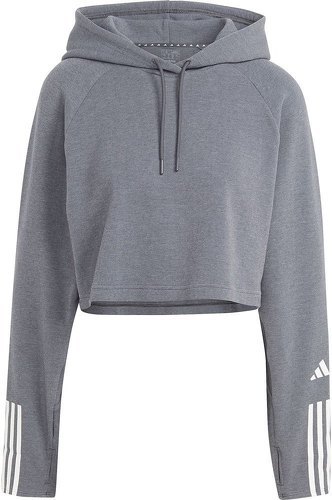 adidas-Sweat-shirt à capuche en coton Train Essentials Train 3-Stripes-2