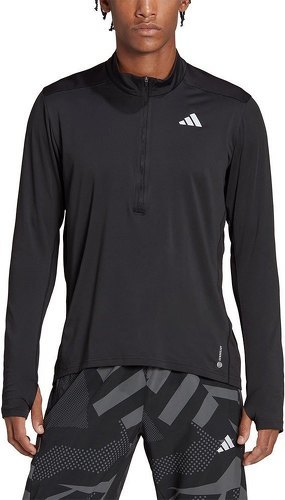 adidas Performance-T-shirt demi-zip Own the Run-1