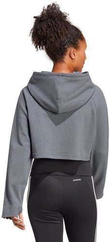 adidas-Sweat-shirt à capuche en coton Train Essentials Train 3-Stripes-1