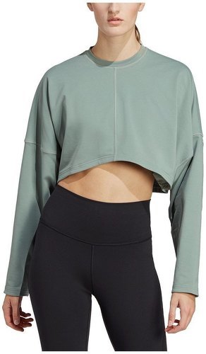adidas Performance-Sweat-shirt de yoga court Studio-0
