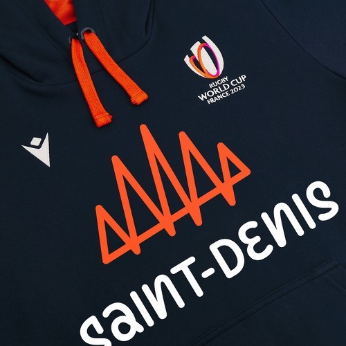 MACRON-Sweat a Capuche Saint-Denis Rugby World Cup 2023 Officiel-2