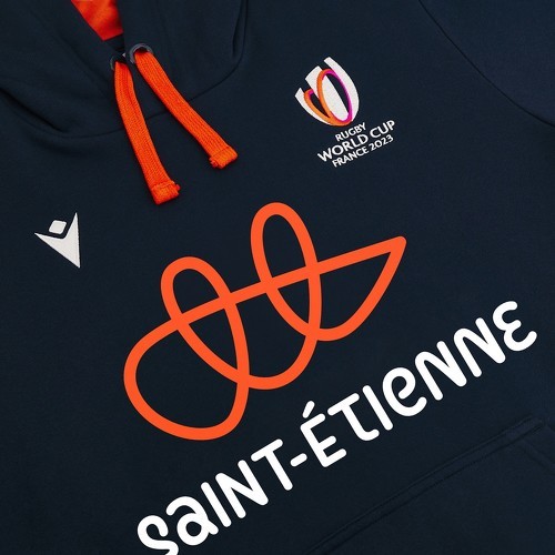 MACRON-Sweat a Capuche Saint-Etienne Rugby World Cup 2023 Officiel-2