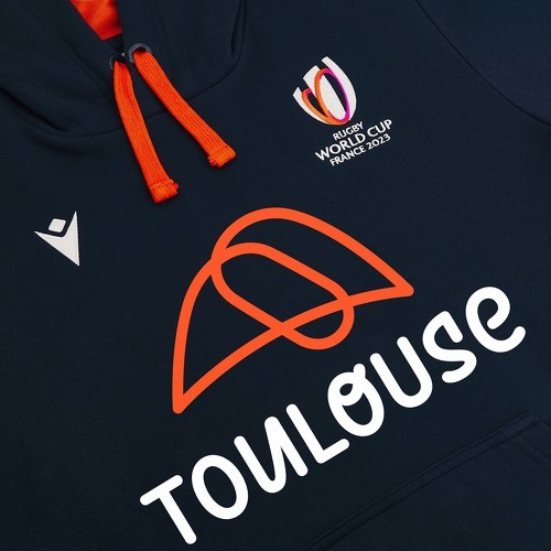 MACRON-Sweat a Capuche Toulouse Rugby World Cup 2023 Officiel-2