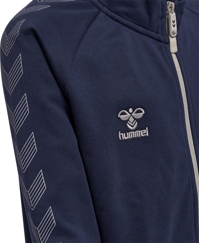 HUMMEL-Veste de survêtement zippée en coton enfant Hummel Move Grid-3