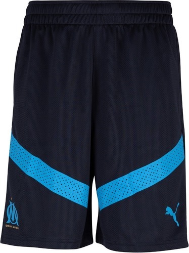PUMA-Short Entraînement OM Bleu-2