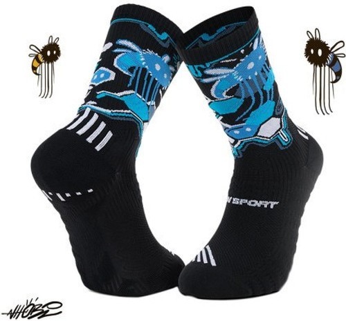 BV SPORT-Bv Sport Run Collector Nhobi Abeilhinhas - Chaussettes de running-0