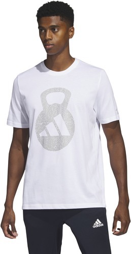 adidas Performance-T-shirt graphique à manches courtes et logo AEROREADY Training-2