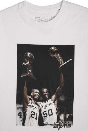 Mitchell & Ness-T-shirt San Antonio Spurs NBA Player Photo-3