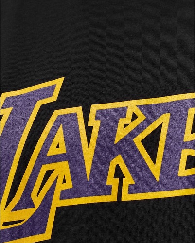 Mitchell & Ness-T-shirt Los Angeles Lakers Team Logo Noir-3