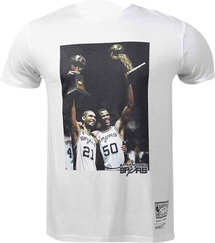 Mitchell & Ness-T-shirt San Antonio Spurs NBA Player Photo-0