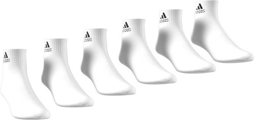 adidas Performance-Socquettes fines et légères Sportswear (6 paires)-image-1