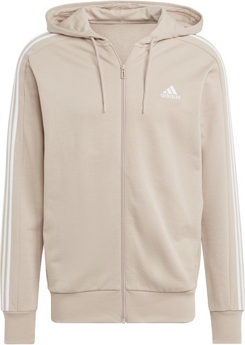 adidas Sportswear-Veste à capuche zippée 3 bandes Essentials-1