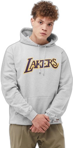 Mitchell & Ness-Sweatshirt à capuche Los Angeles Lakers NBA Team Logo-1