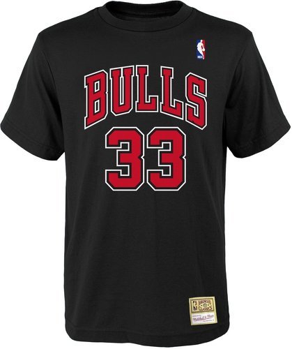 Mitchell & Ness-Mitchell & Ness Shirt - Chicago Bulls Scottie Pippen noir-0