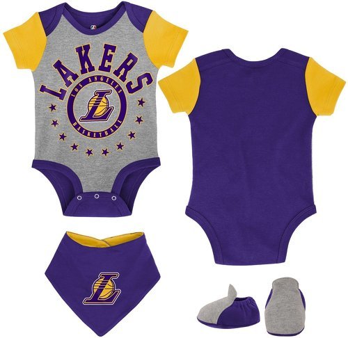 Outerstuff-Outerstuff NBA Bib & Bootie Los Angeles Lakers-0