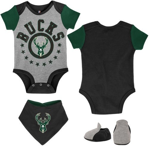Outerstuff-Outerstuff NBA Bib & Bootie Milwaukee Bucks-0