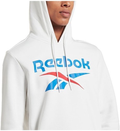 REEBOK-Reebok Sweatshirt Identity Fleece Stacked Logo Pullover-4