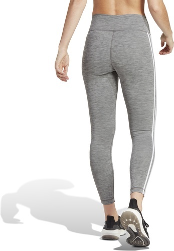 adidas Performance-Legging 7/8 taille haute à 3 bandes Train Essentials -3