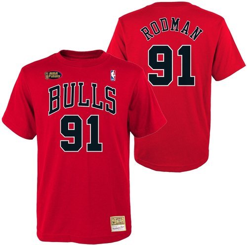 Mitchell & Ness-Mitchell & Ness Shirt - Chicago Bulls Dennis Rod rouge-2