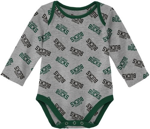 Outerstuff-Outerstuff NBA 2 pièces Barboteuse Milwaukee Bucks-2