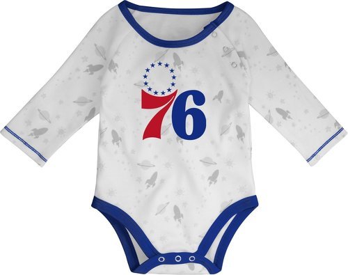 Outerstuff-Outerstuff NBA Creeper Set Philadelphia 76ers-1