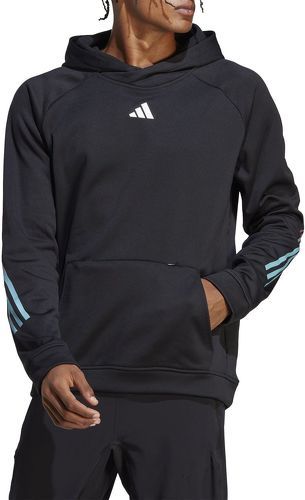 adidas Performance-Sweat-shirt à capuche Train Icons 3-Stripes Training-0