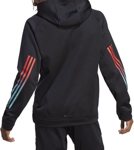 adidas Performance-Sweat-shirt à capuche Train Icons 3-Stripes Training-1