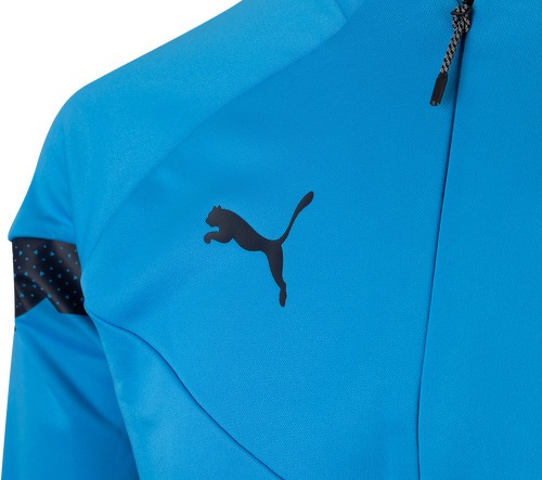 PUMA-Training Top OM Fleece Bleu-3