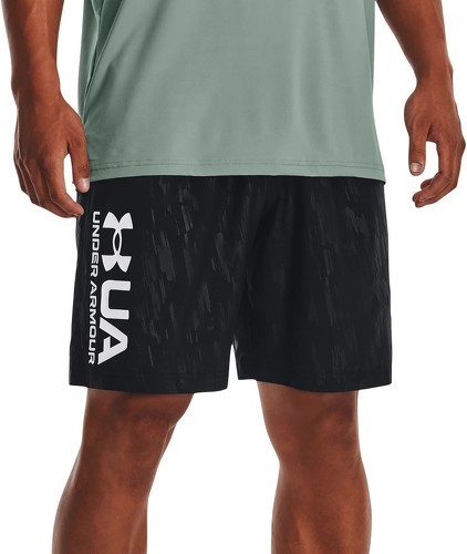 UNDER ARMOUR-UA Woven Emboss Shorts-BLK-image-1