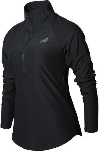 NEW BALANCE-Spacedye T-Shirt Manches Longues Demi-Zip-1